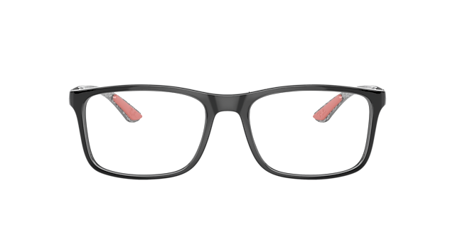 RB8908 Zwart KunststofEyeglass Frames van B24, Vooraanzicht