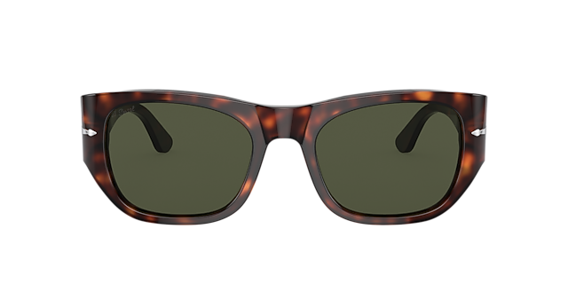 PO3308S Havana AcetaatSunglass Frames van B24, met getinte lenzen