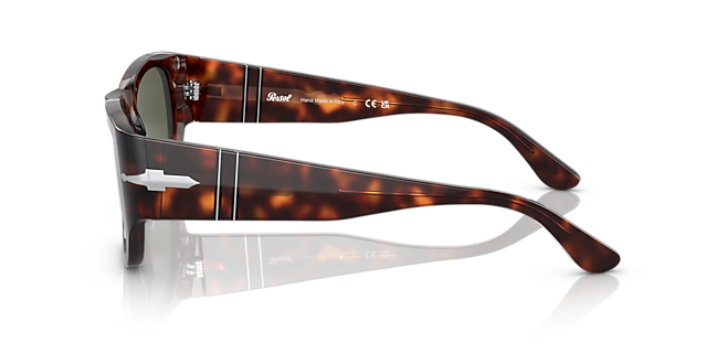 PO3308S Havana AcetaatSunglass Frames van B24, Zijaanzicht