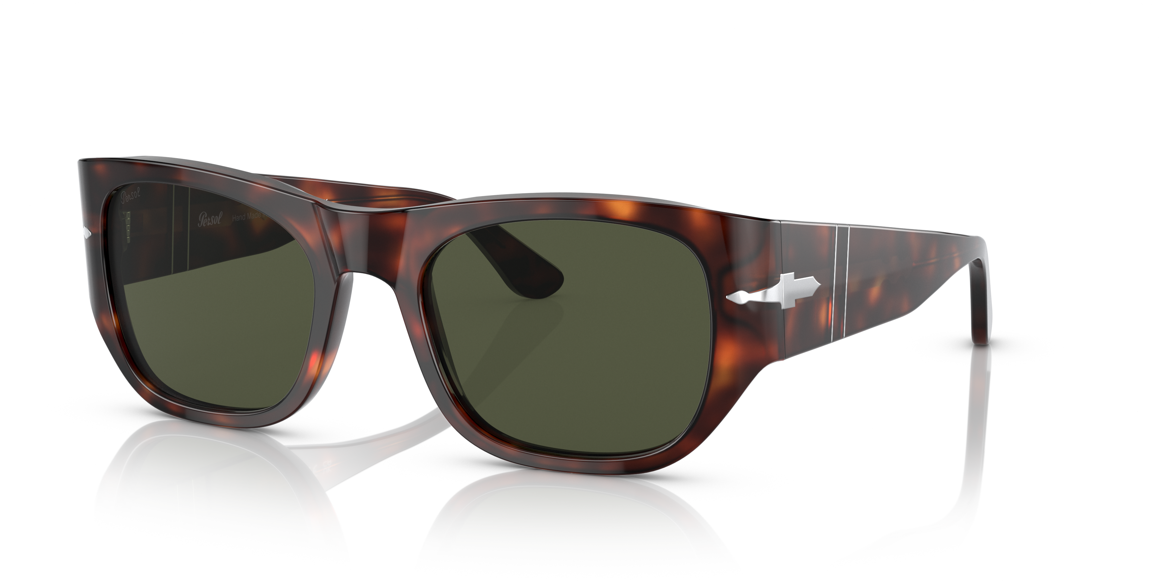 PO3308S Havana AcetatSunglass Frames von B24, Dreiviertelansicht