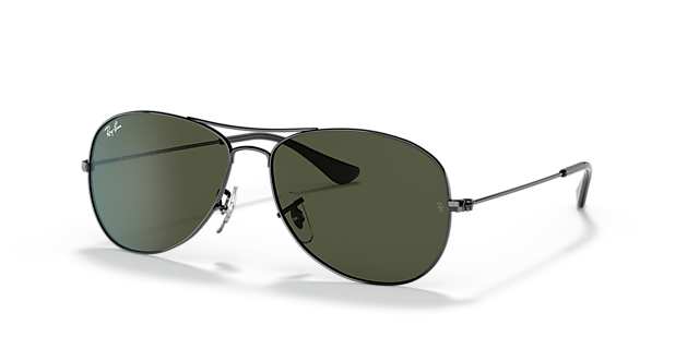 RB3362 Gunmetal MetallSunglass Frames von B24, Dreiviertelansicht