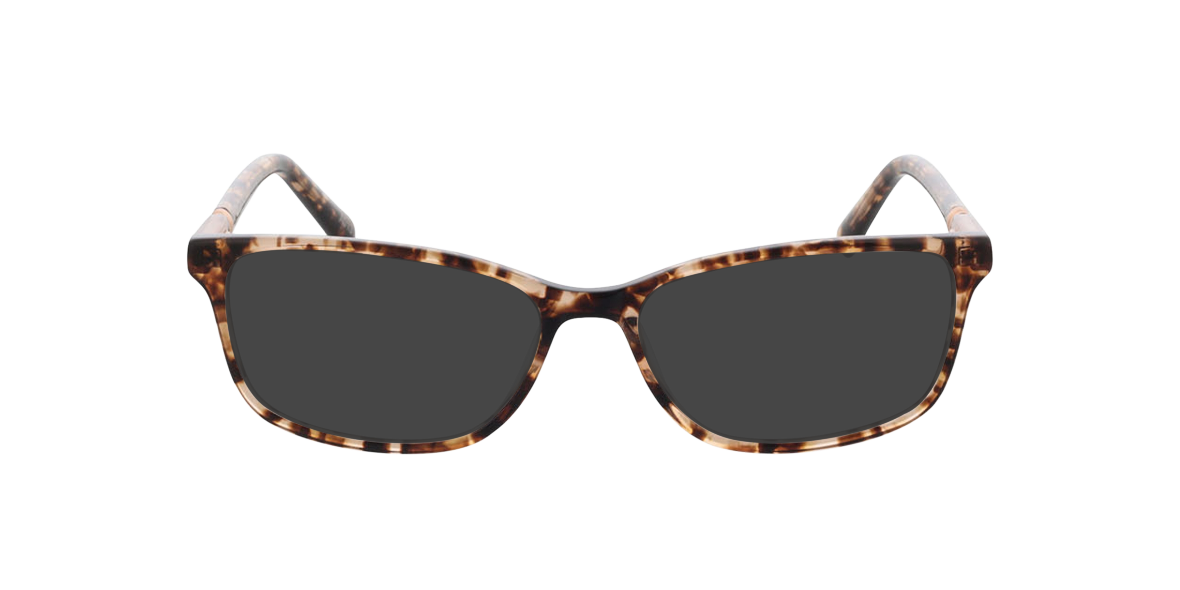 Zamora Nude Havana  &  melkachtig nude AcetaatEyeglass Frames van B24, met getinte lenzen
