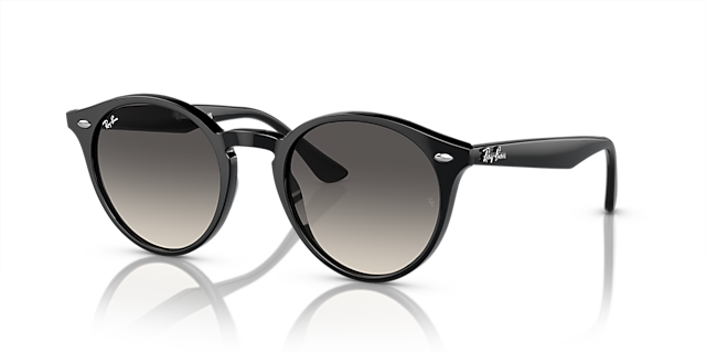 RB2180 Zwart KunststofSunglass Frames van B24, Hoekweergave