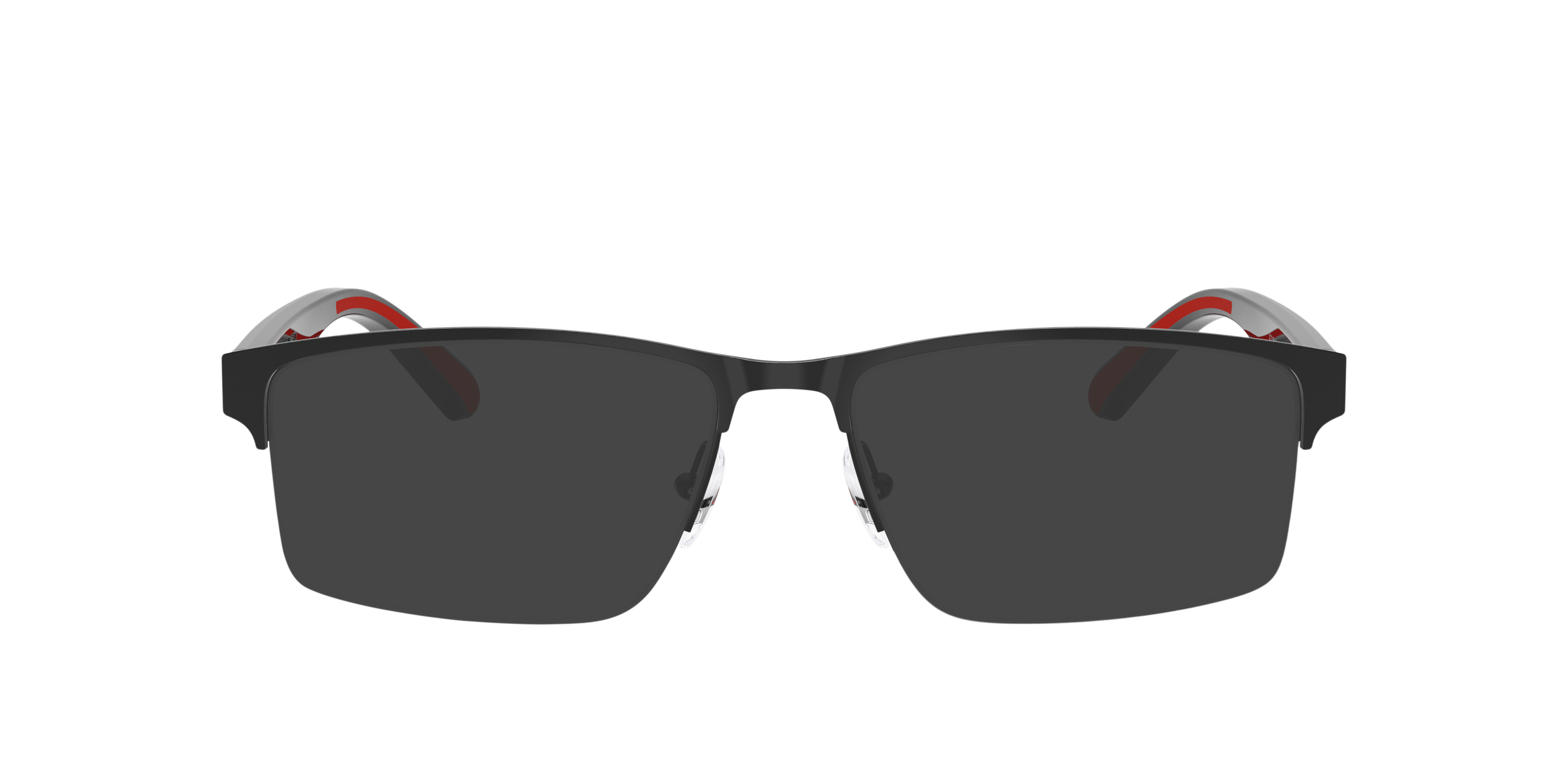 FZ7015 Zwart glanzend MetaalEyeglass Frames van B24, met getinte lenzen