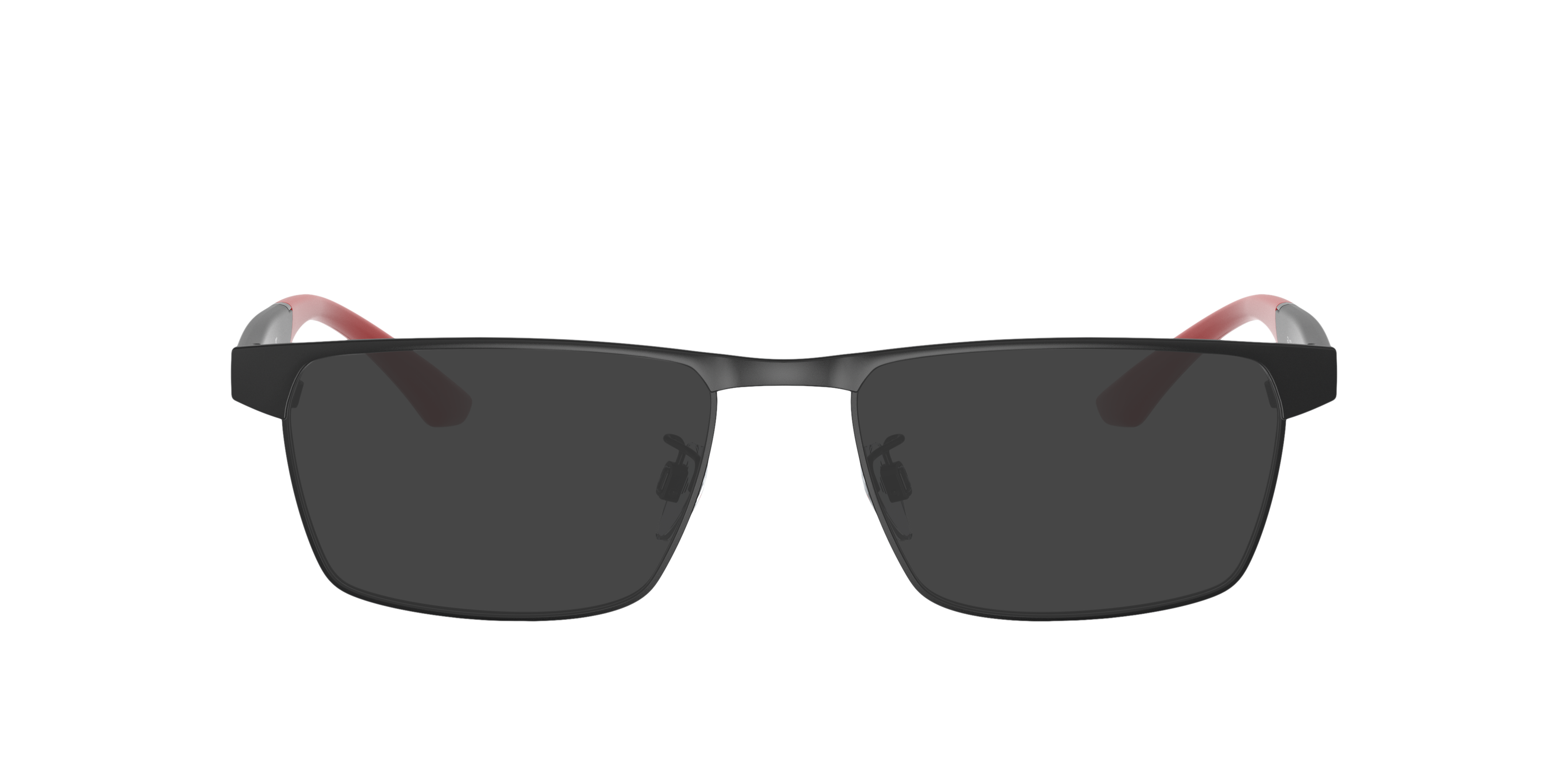 EA1124 Matzwart MetaalEyeglass Frames van B24, met getinte lenzen