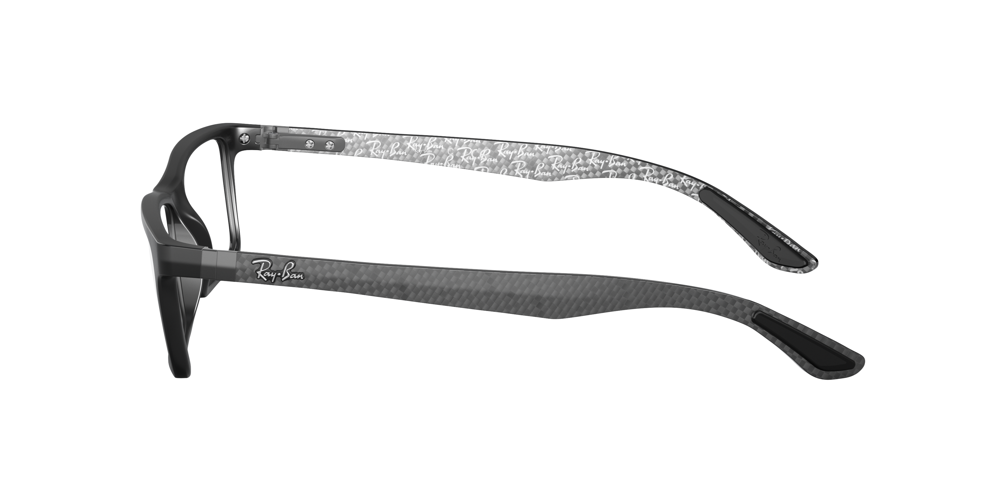 RB8901 Zwart KunststofEyeglass Frames van B24, Zijaanzicht