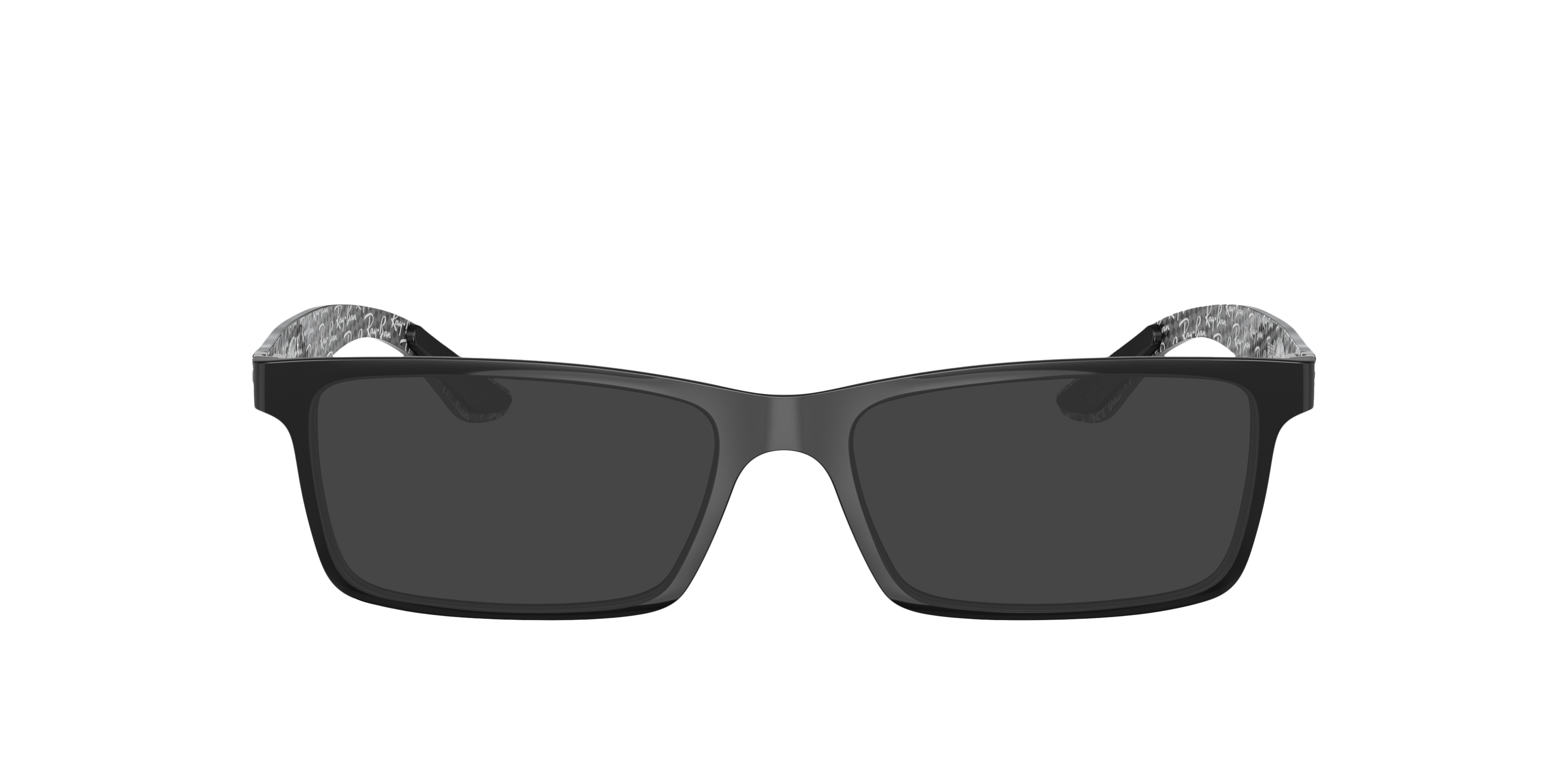 RB8901 Zwart KunststofEyeglass Frames van B24, met getinte lenzen