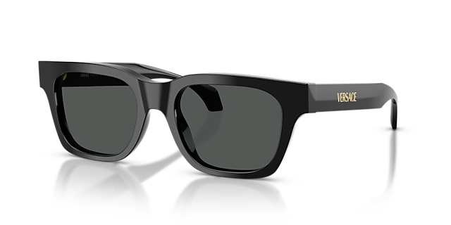 VE4486 Schwarz AcetatSunglass Frames von B24, Dreiviertelansicht