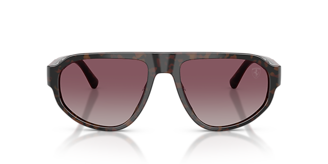 FZ6027U Burgundy Havana AcetaatSunglass Frames van B24, Vooraanzicht
