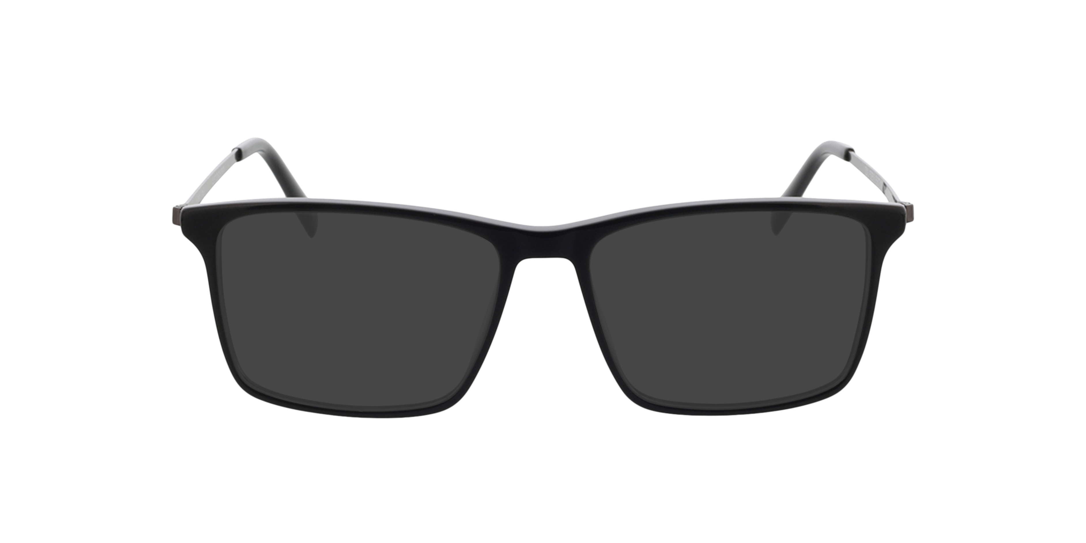 Perry Black  &  Matt Light Gun AcetatEyeglass Frames von B24, mit getönten Gläsern