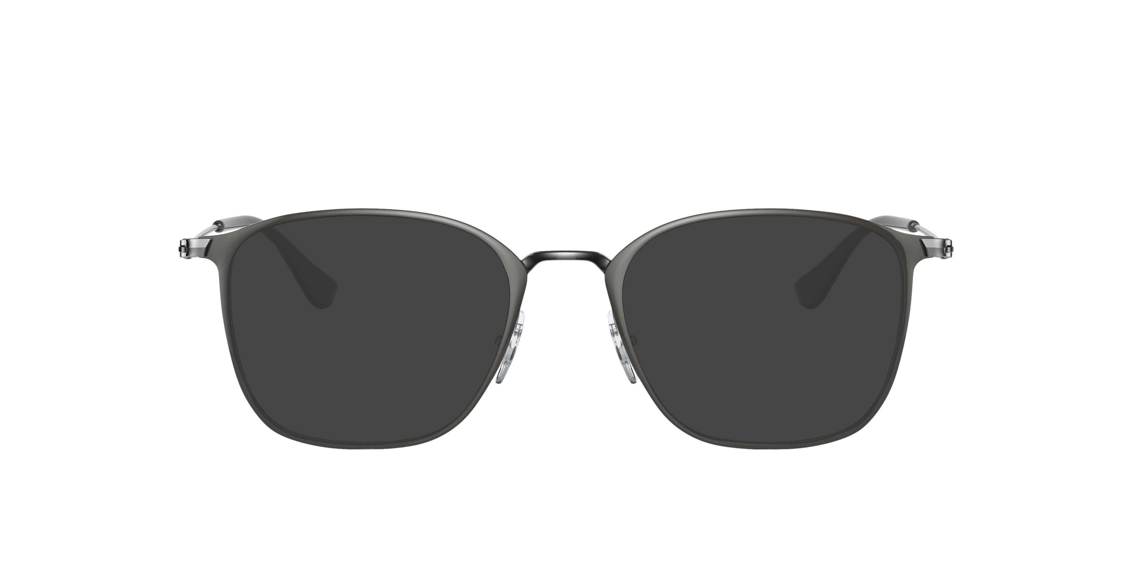 RB6466 Grau auf Gunmetal MetallEyeglass Frames von B24, mit getönten Gläsern