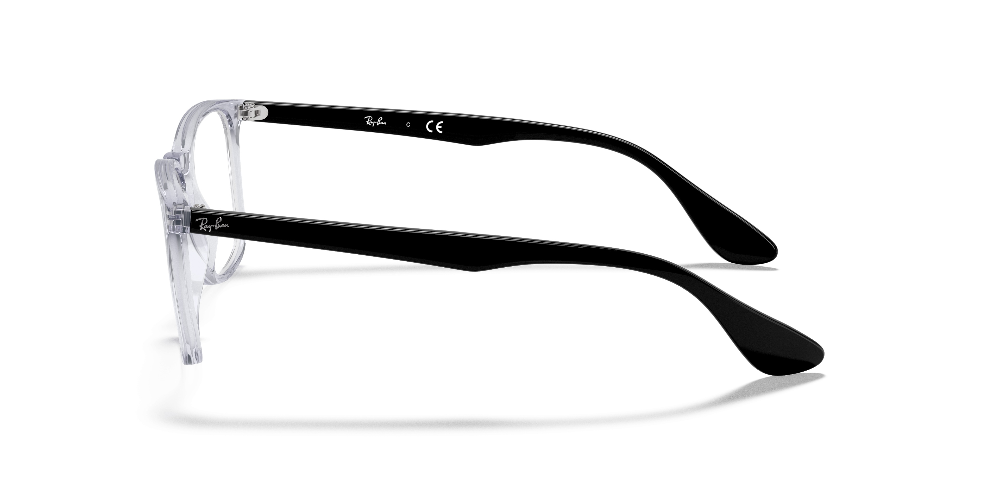 RB7074 Transparant KunststofEyeglass Frames van B24, Zijaanzicht