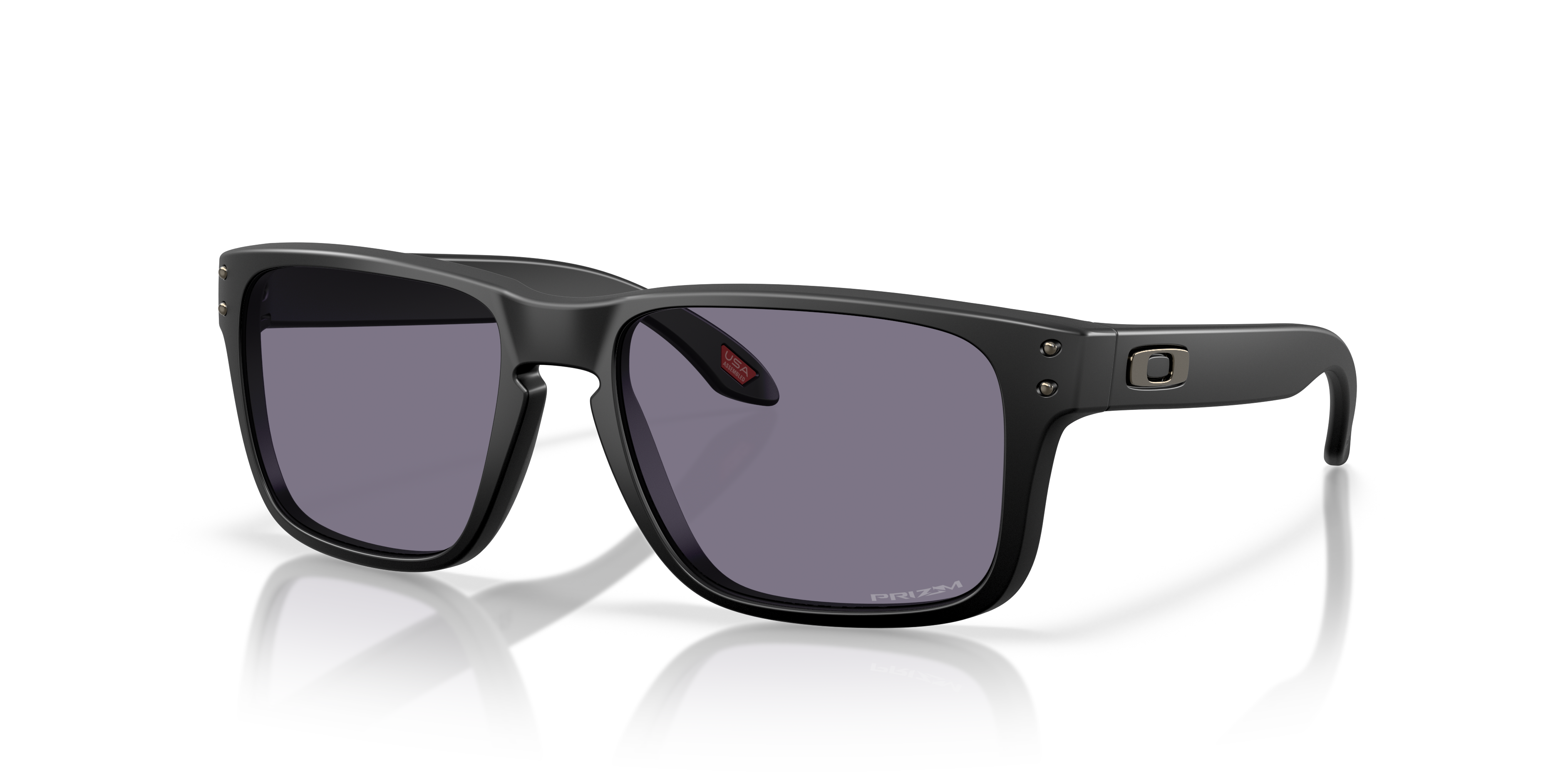 Holbrook™ S Matzwart KunststofSunglass Frames van B24, Hoekweergave