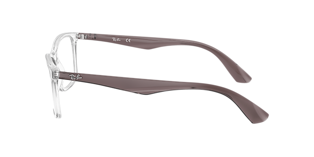 RB7047 Transparant KunststofEyeglass Frames van B24, Zijaanzicht