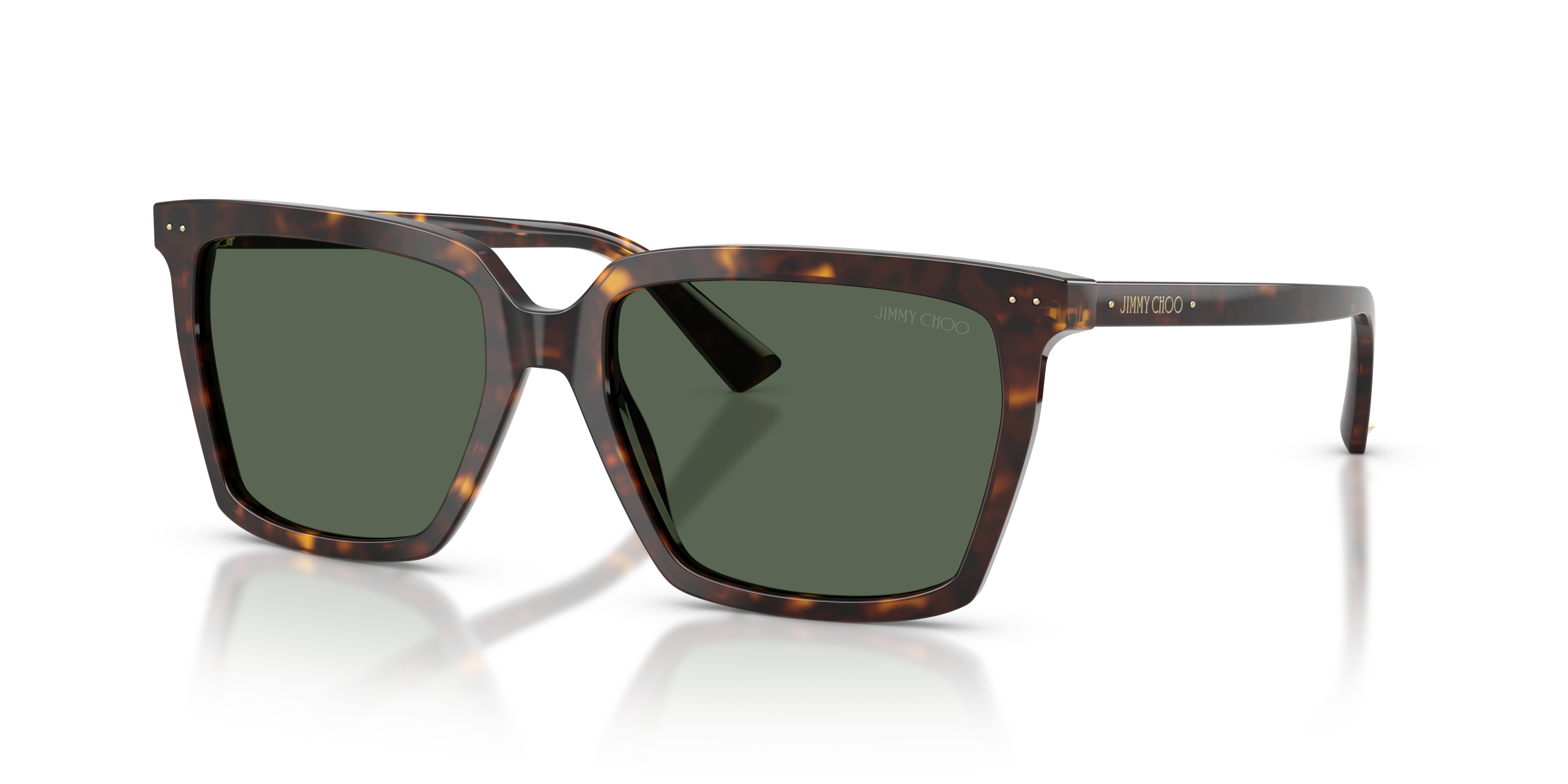JC5051 Havana AcetatSunglass Frames von B24, Dreiviertelansicht