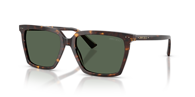 JC5051 Havana AcetatSunglass Frames von B24, Dreiviertelansicht