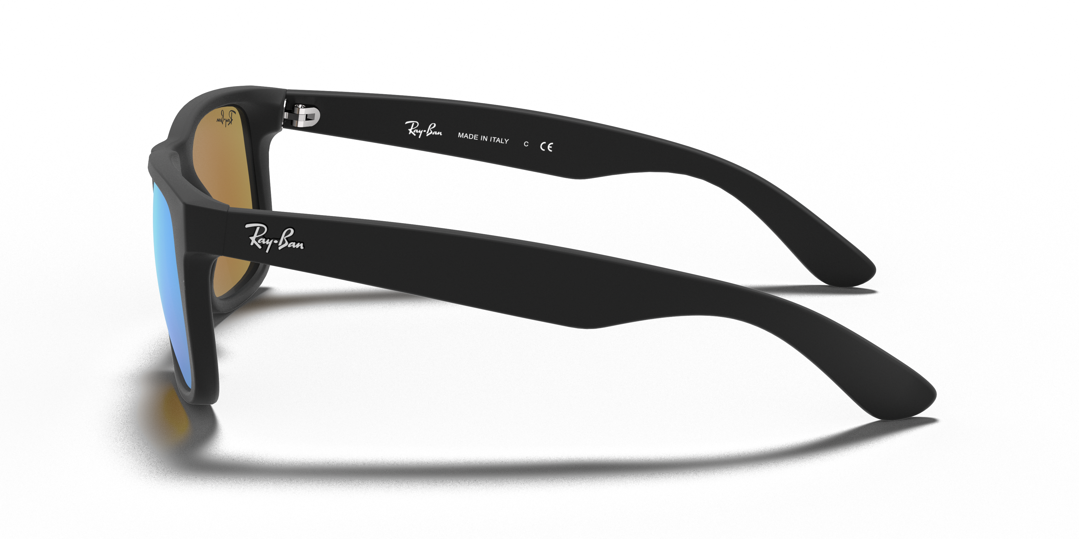 RB4165 Rubber Black KunststoffSunglass Frames von B24, Seitenansicht