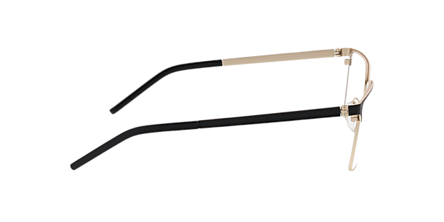 James Matzwart & matgoud & zwart MetaalEyeglass Frames van B24, Zijaanzicht