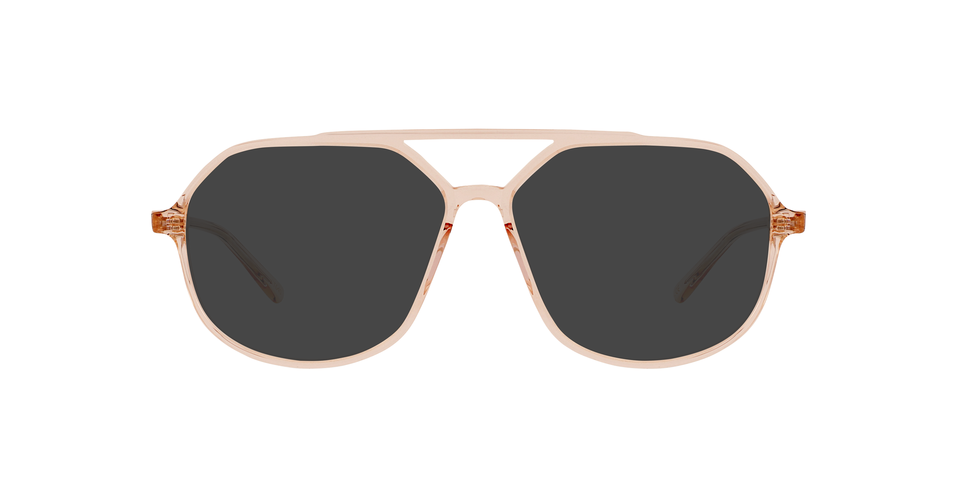 Viper AC Crystal Peach AcetaatEyeglass Frames van B24, met getinte lenzen