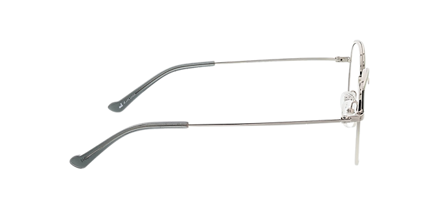 Alison Groen & zilver MetaalEyeglass Frames van B24, Zijaanzicht