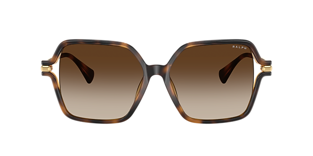 RA5319U Glänzendes Dunkelhavana KunststoffSunglass Frames von B24, mit getönten Gläsern