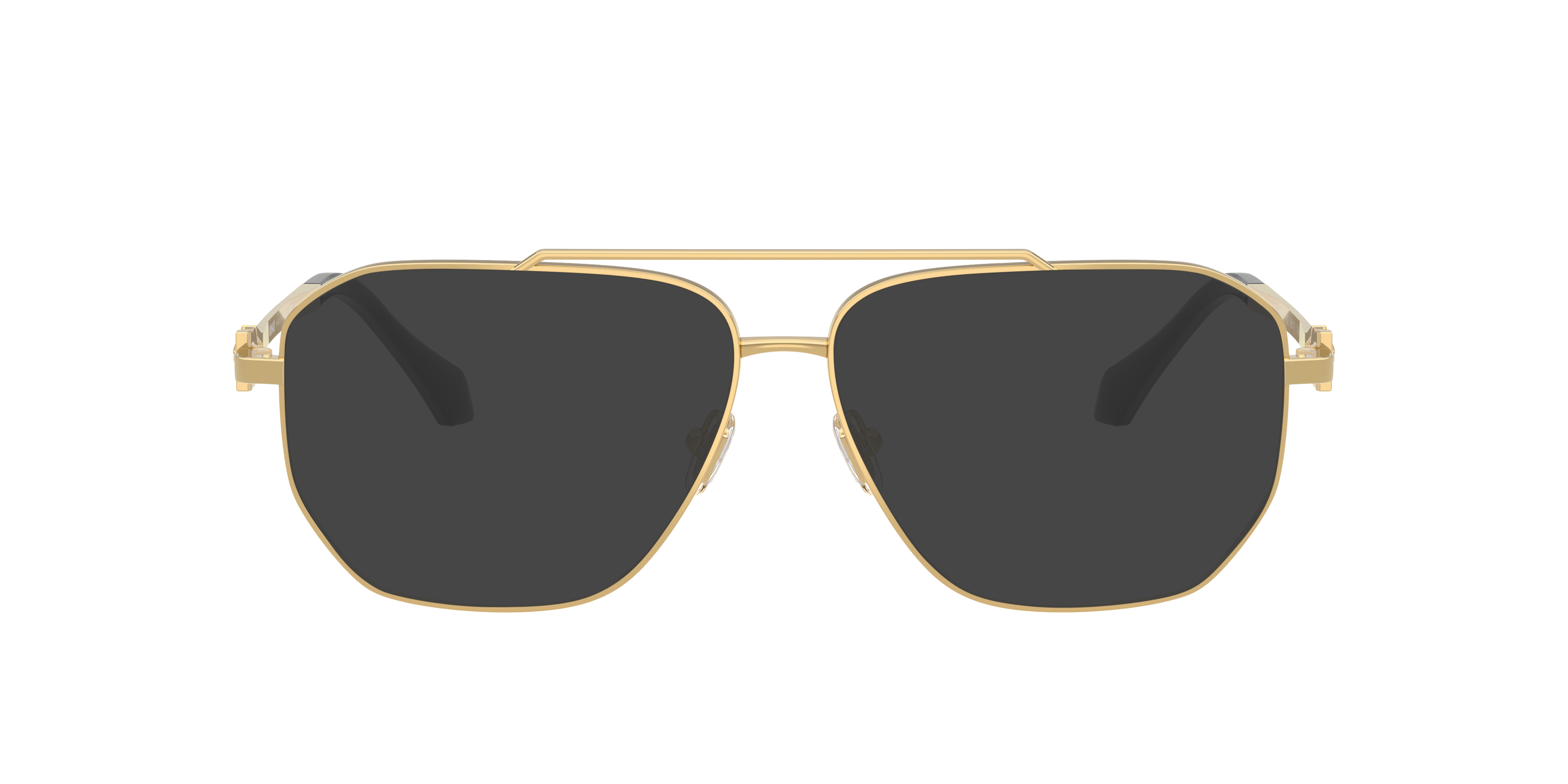 VE1307 Goud MetaalEyeglass Frames van B24, met getinte lenzen