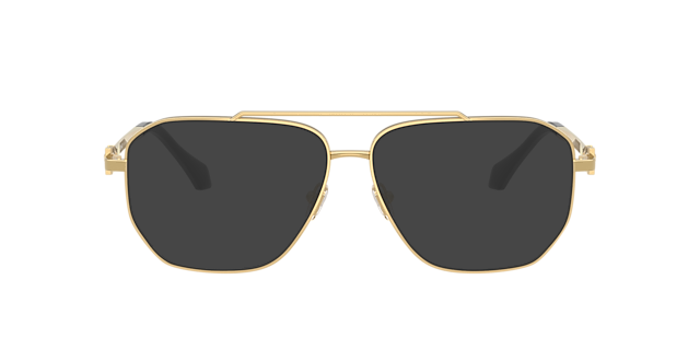 VE1307 Gold MetallEyeglass Frames von B24, mit getönten Gläsern