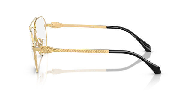 VE1307 Gold MetallEyeglass Frames von B24, Seitenansicht