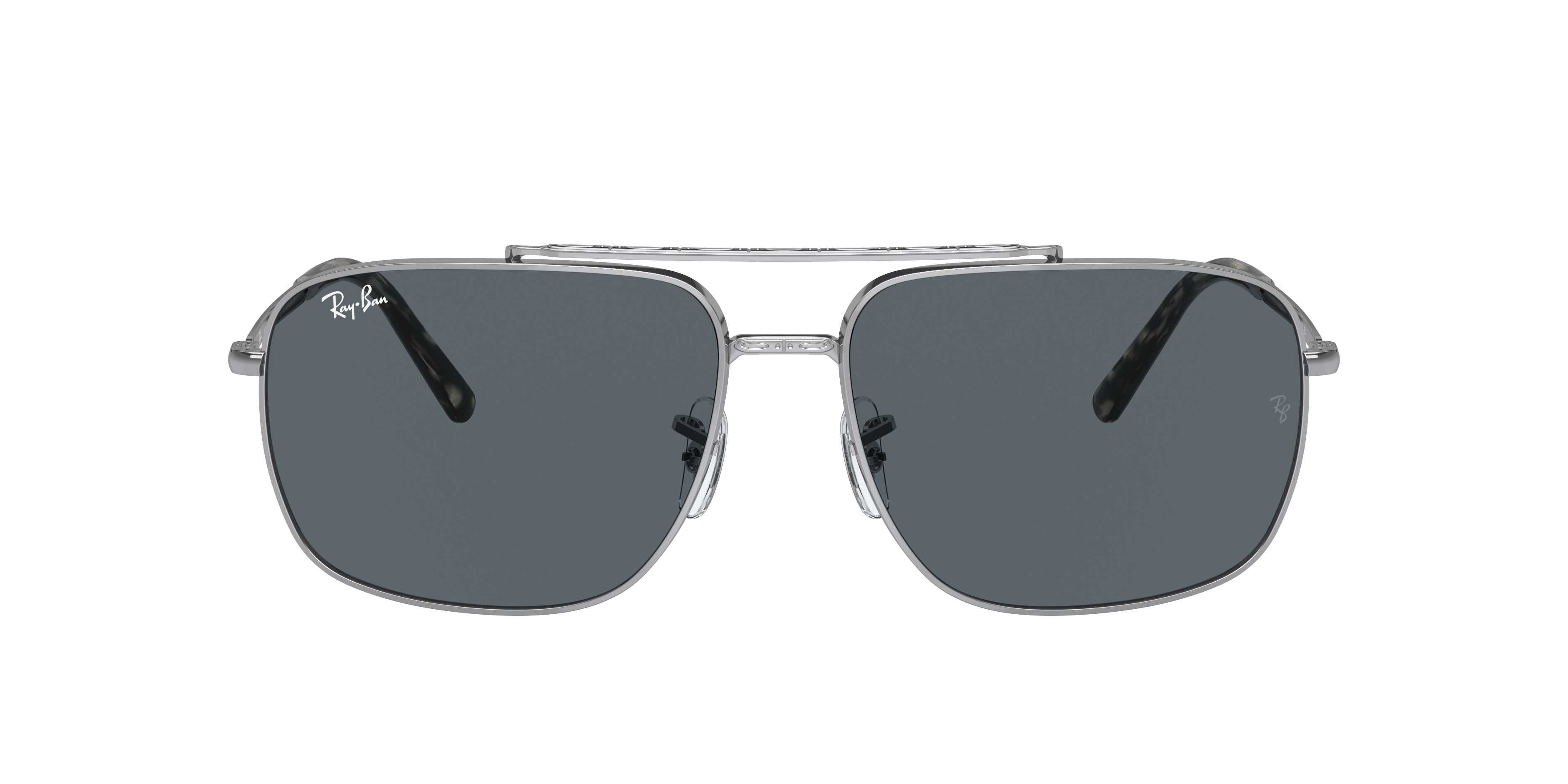 Thumbnail - Ray-Ban 8056597836975 Silber/black/silver, Size: Large