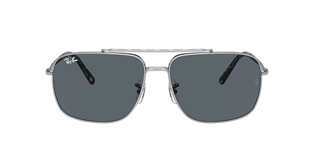 RB3796 Silber MetallSunglass Frames von B24, mit getönten Gläsern