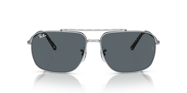 RB3796 Silber MetallSunglass Frames von B24, Vorderansicht