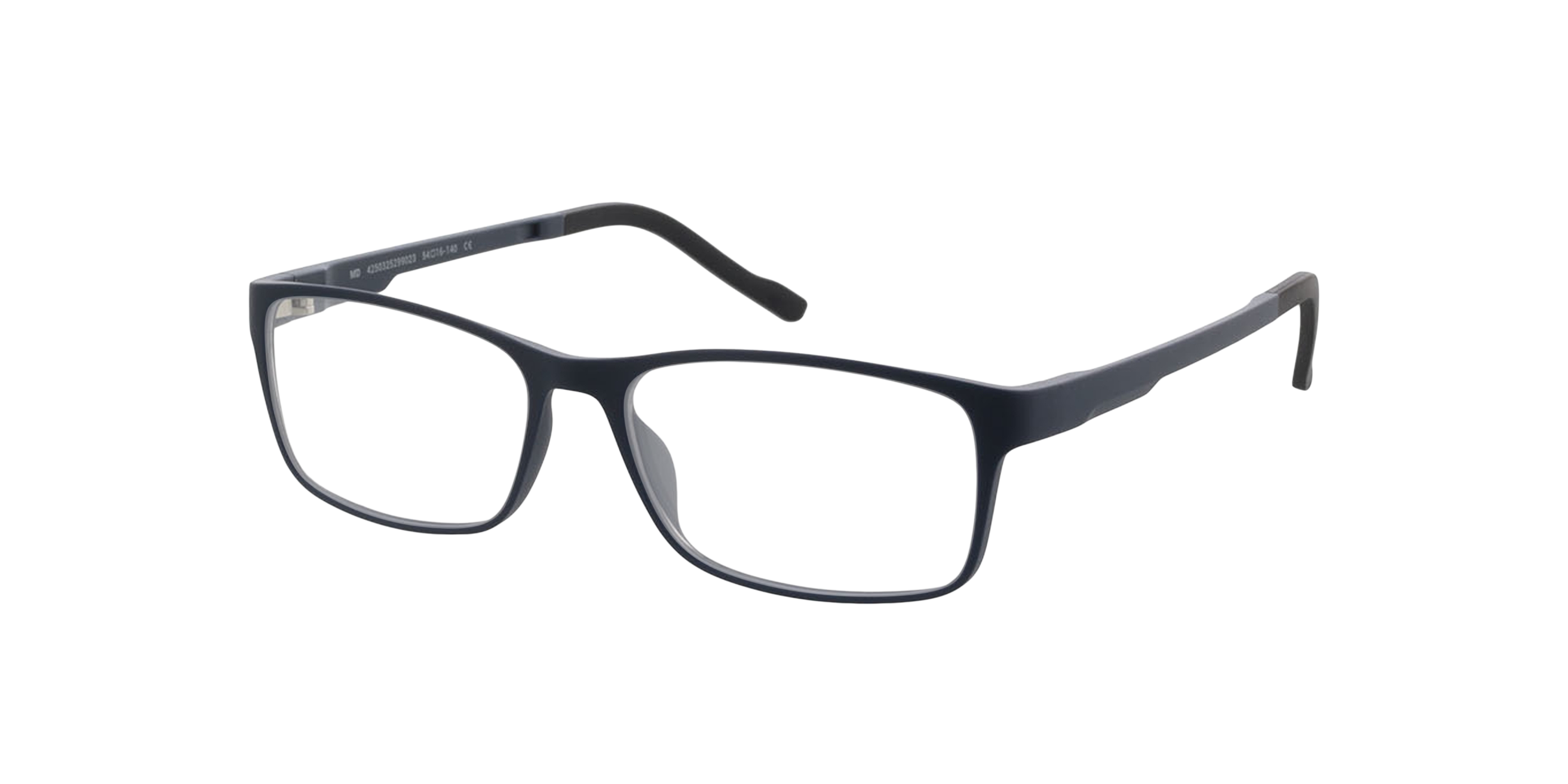 Köln Blauw KunststofEyeglass Frames van B24, Hoekweergave