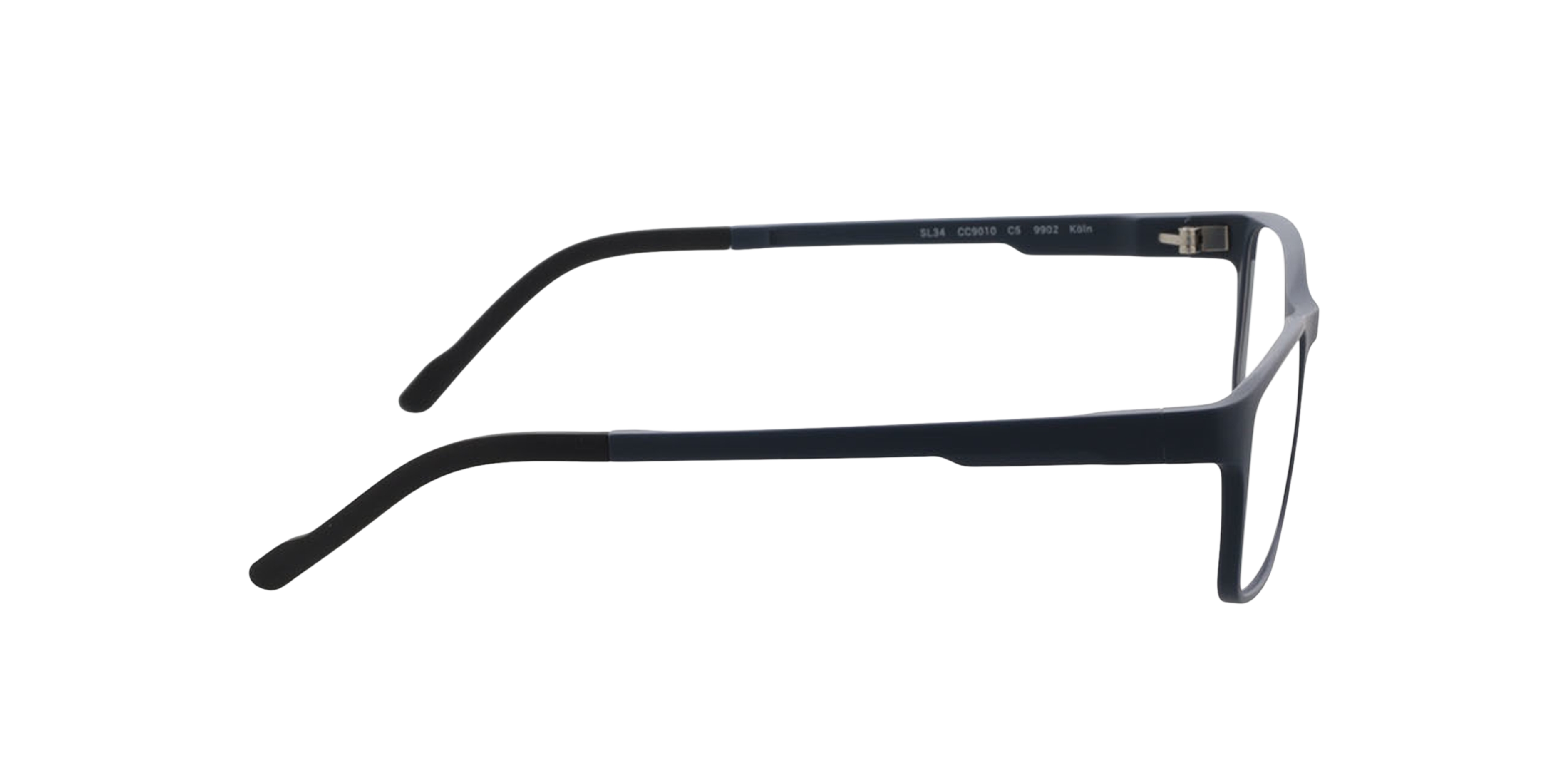 Köln Blauw KunststofEyeglass Frames van B24, Zijaanzicht