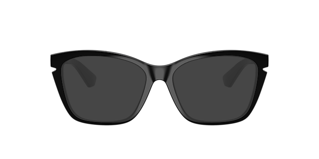 BE2427U Zwart KunststofEyeglass Frames van B24, met getinte lenzen