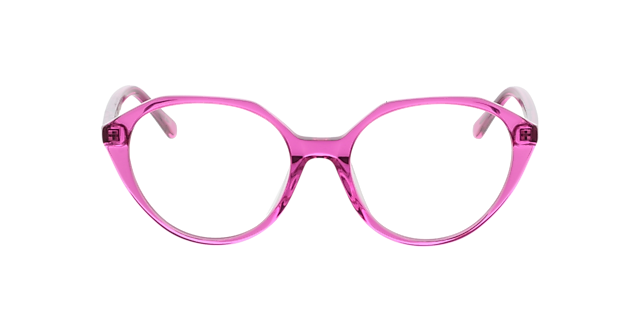 Sabine Kristal fluoriserend roze AcetaatEyeglass Frames van B24, Vooraanzicht