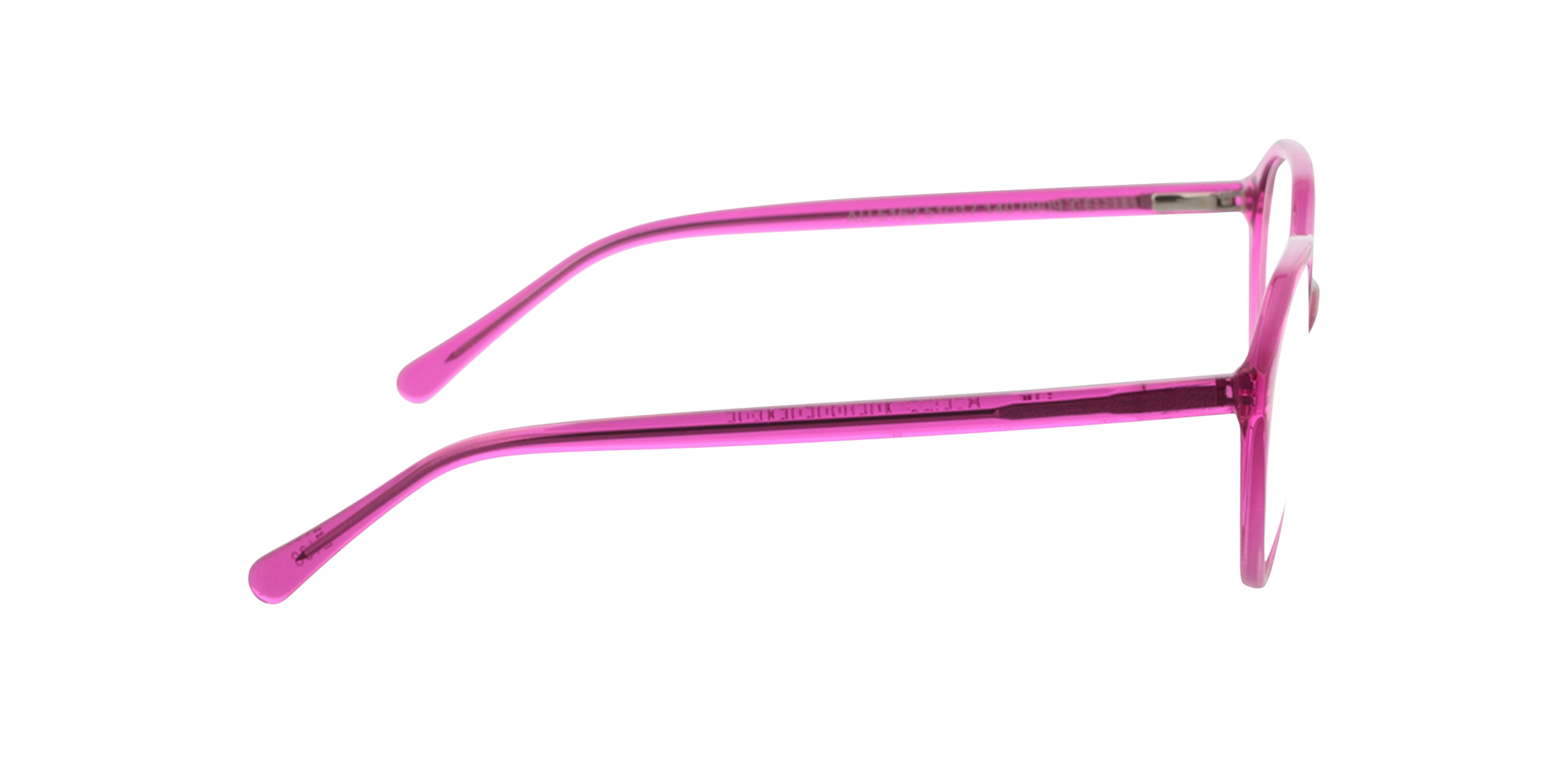 Sabine Crystal Fluo Pink AcetatEyeglass Frames von B24, Seitenansicht