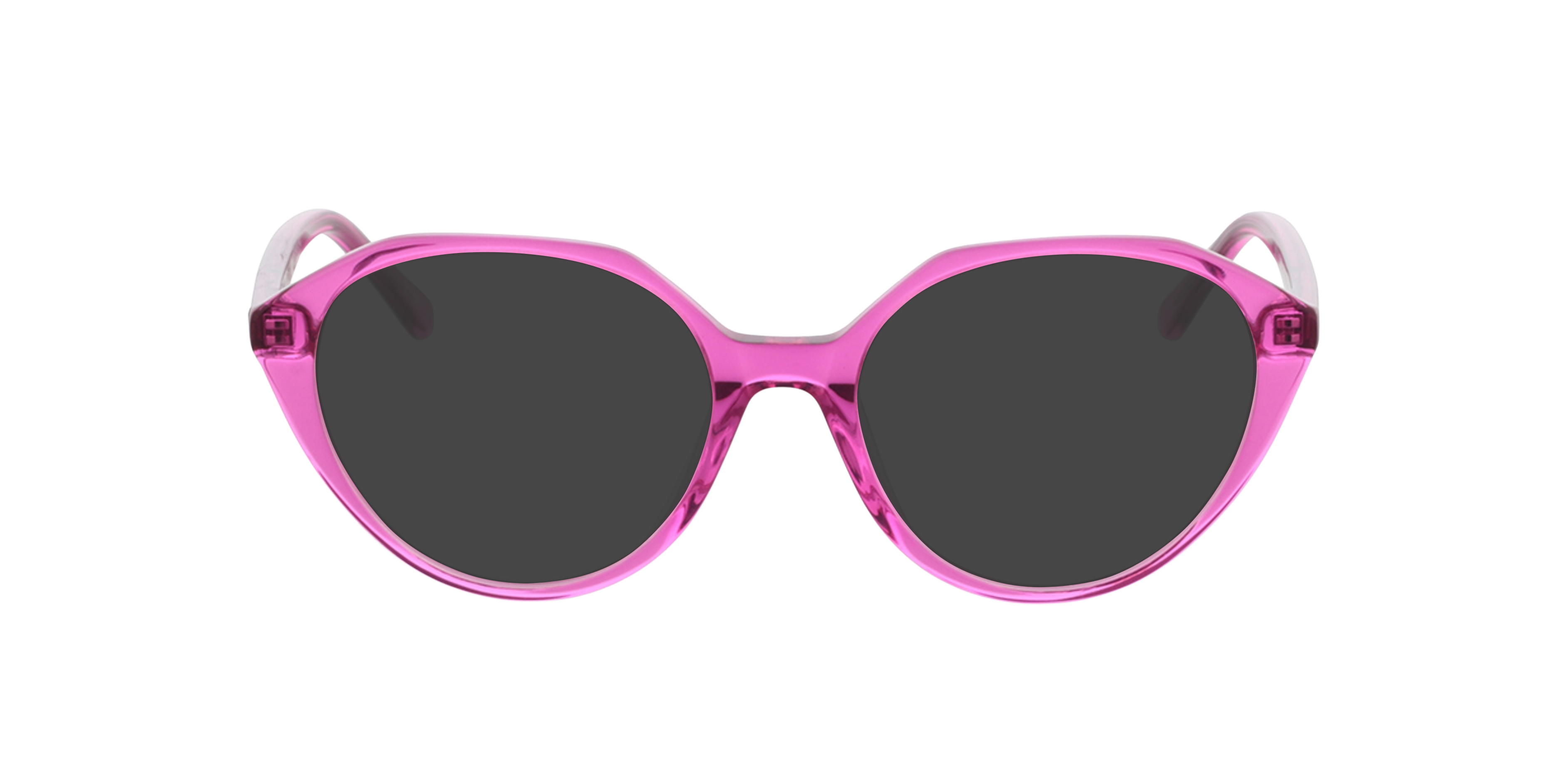 Sabine Crystal Fluo Pink AcetatEyeglass Frames von B24, mit getönten Gläsern
