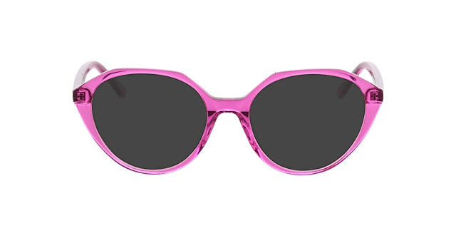 Sabine Kristal fluoriserend roze AcetaatEyeglass Frames van B24, met getinte lenzen