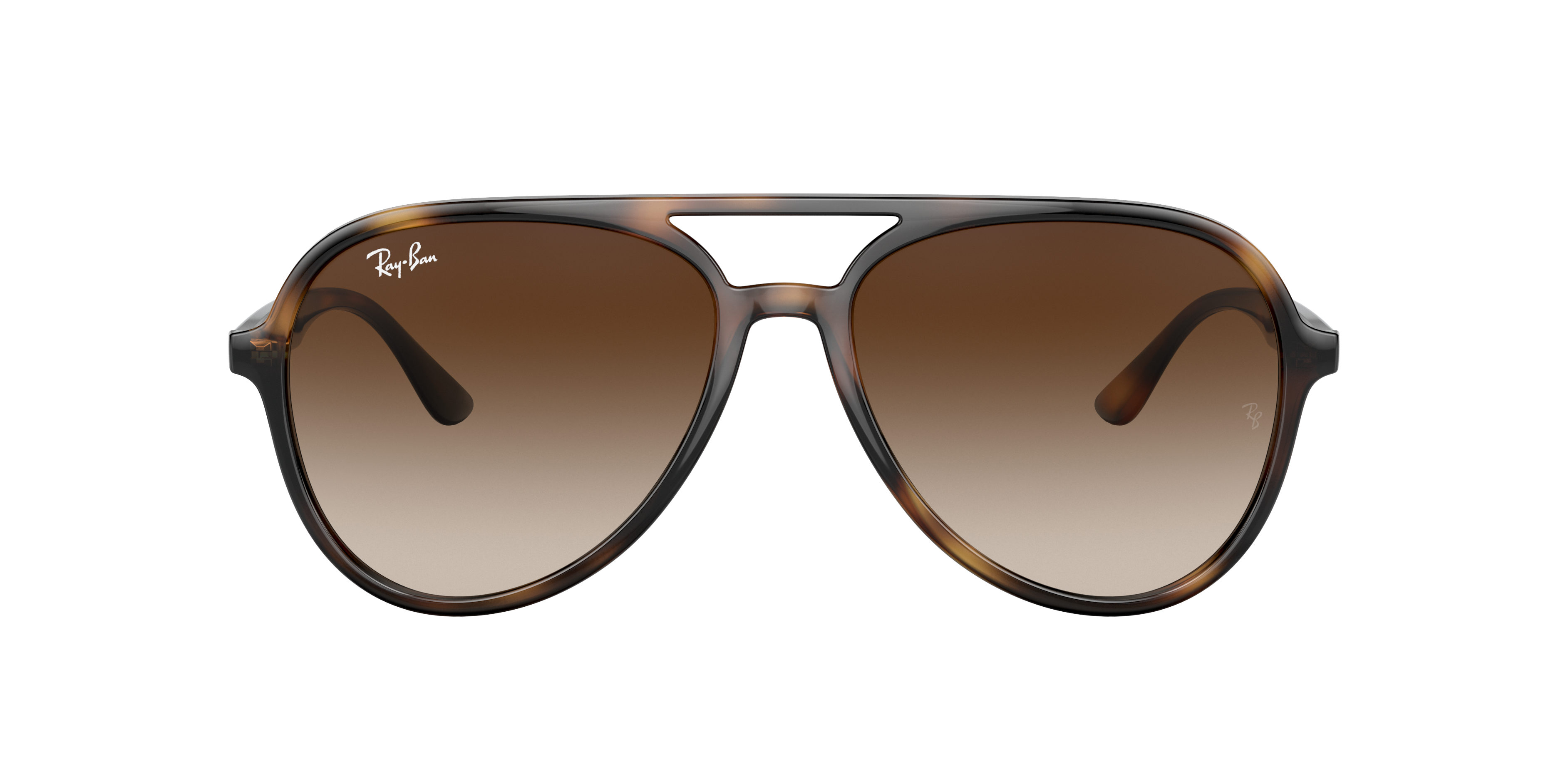 RB4376 Havana KunststoffSunglass Frames von B24, mit getönten Gläsern
