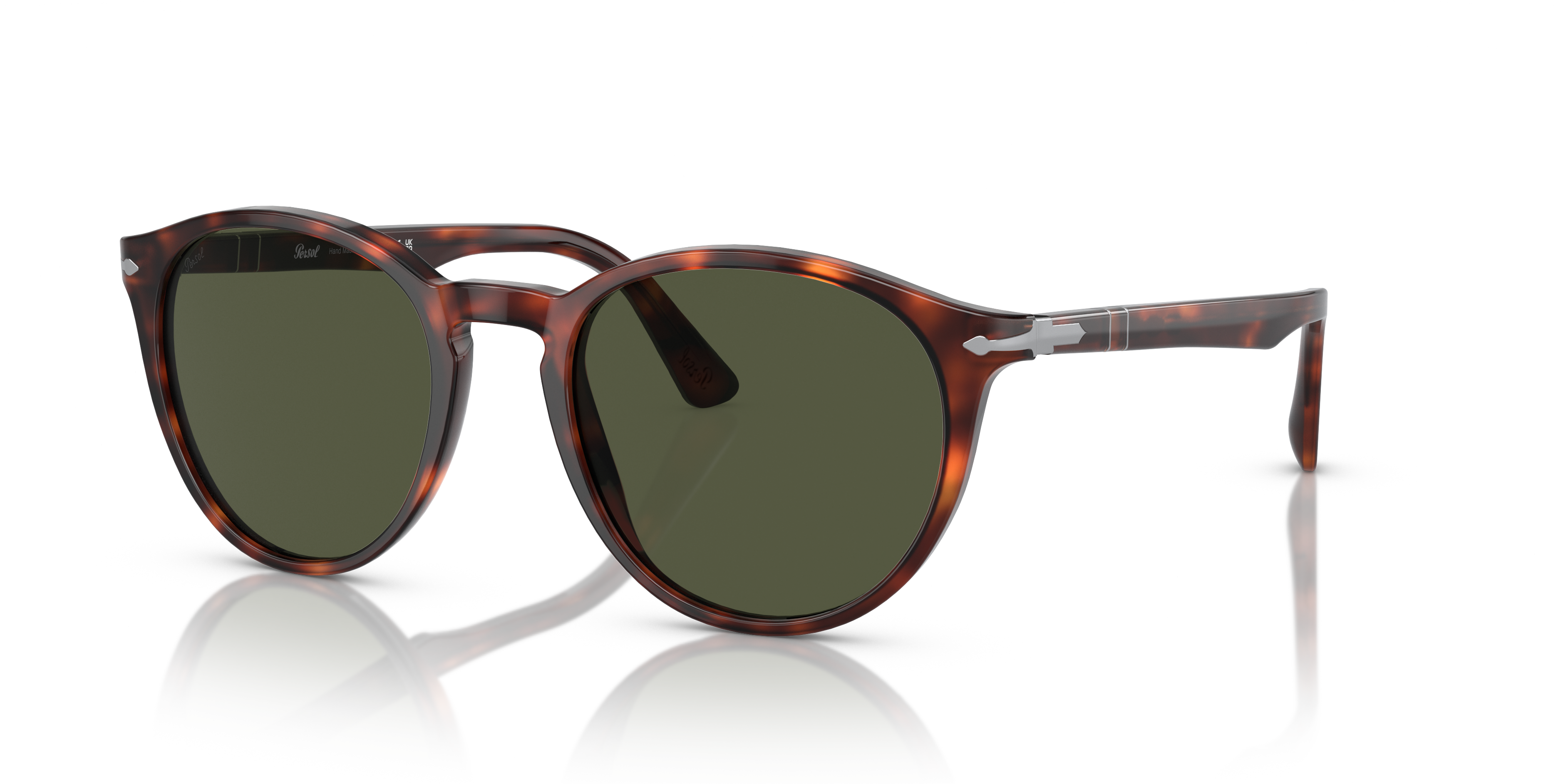 PO3152S Havana AcetatSunglass Frames von B24, Dreiviertelansicht