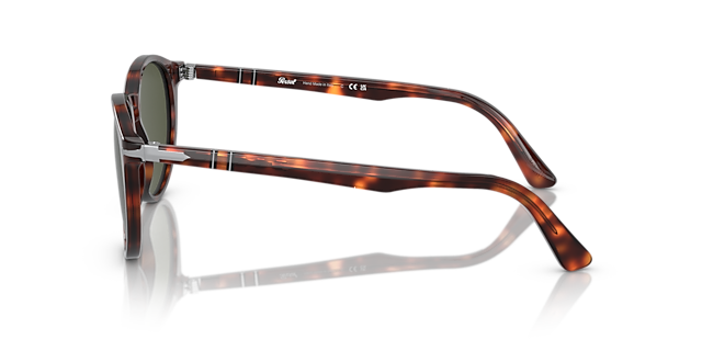 PO3152S Havana AcetaatSunglass Frames van B24, Zijaanzicht