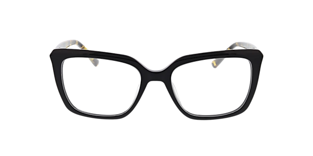 Whitney Zwart AcetaatEyeglass Frames van B24, Vooraanzicht