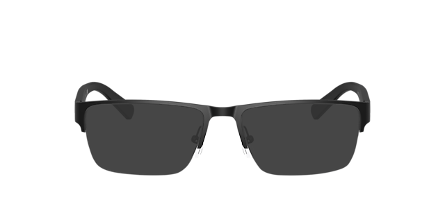 AX1018 Matt Schwarz MetallEyeglass Frames von B24, mit getönten Gläsern