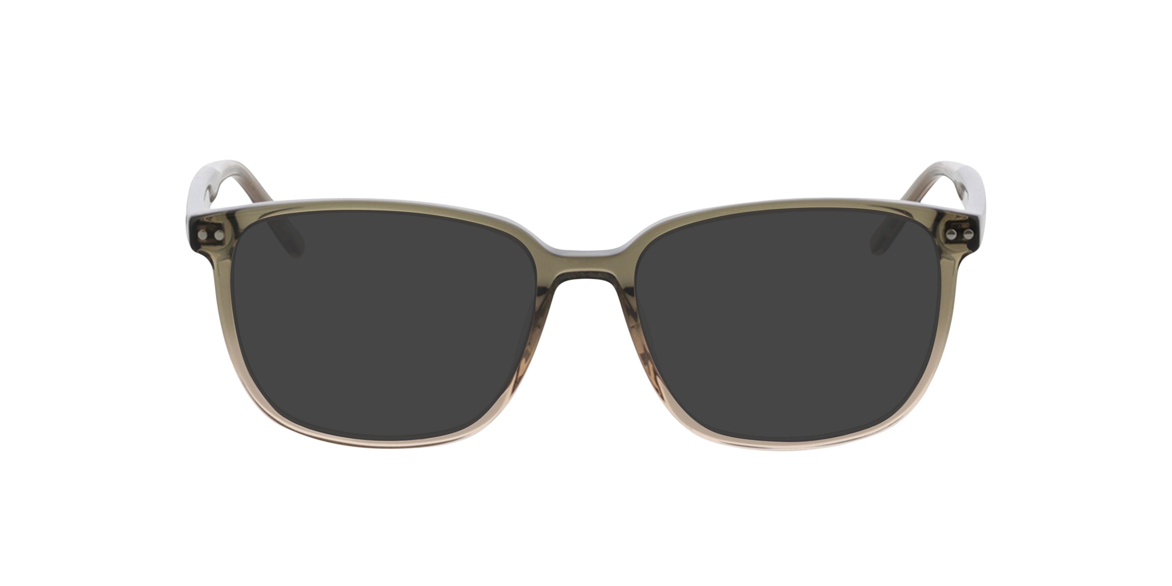 Yale Gradient Khaki AcetaatEyeglass Frames van B24, met getinte lenzen