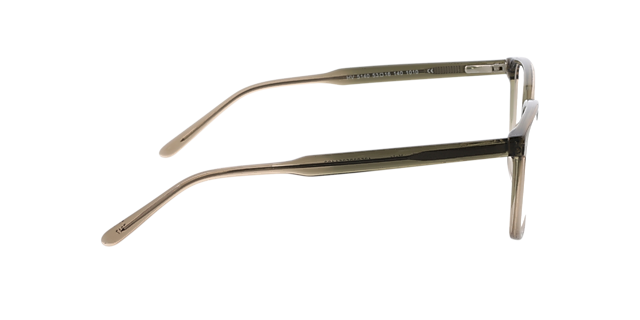 Yale Gradient Khaki AcetaatEyeglass Frames van B24, Zijaanzicht