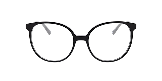 Caroline Zwart AcetaatEyeglass Frames van B24, Vooraanzicht