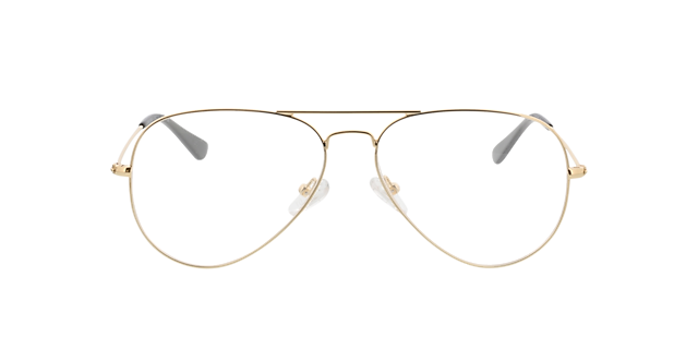 Manhattan Goud MetaalEyeglass Frames van B24, Vooraanzicht
