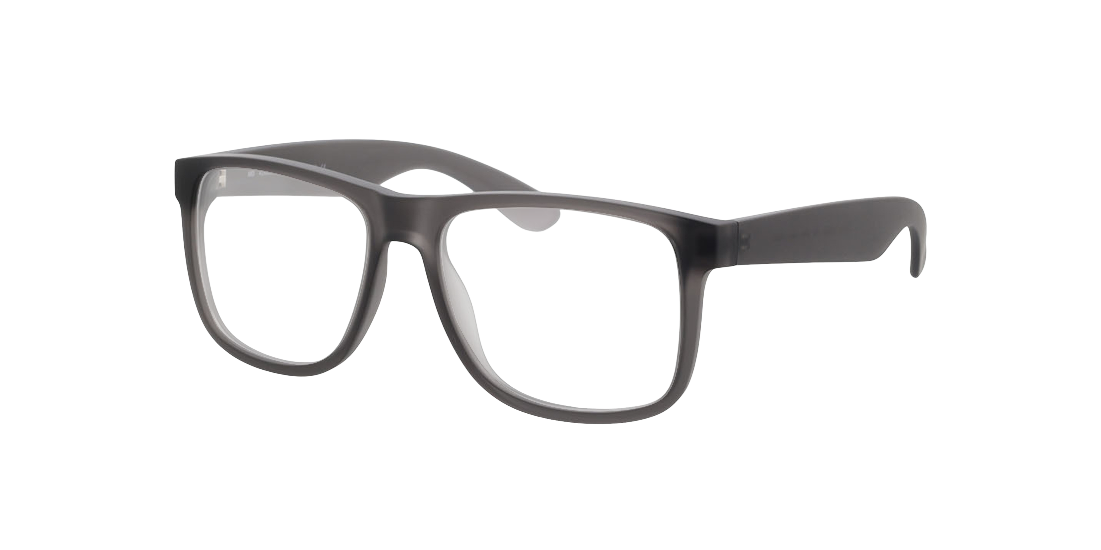 New Orleans Grijs KunststofEyeglass Frames van B24, Hoekweergave