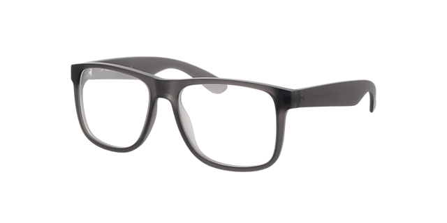 New Orleans Grijs KunststofEyeglass Frames van B24, Hoekweergave