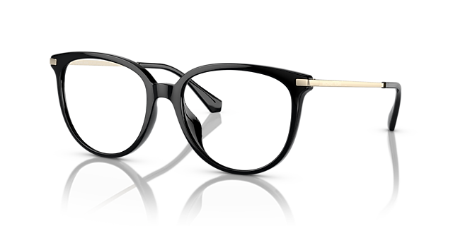 MK4106U Schwarz KunststoffEyeglass Frames von B24, Dreiviertelansicht